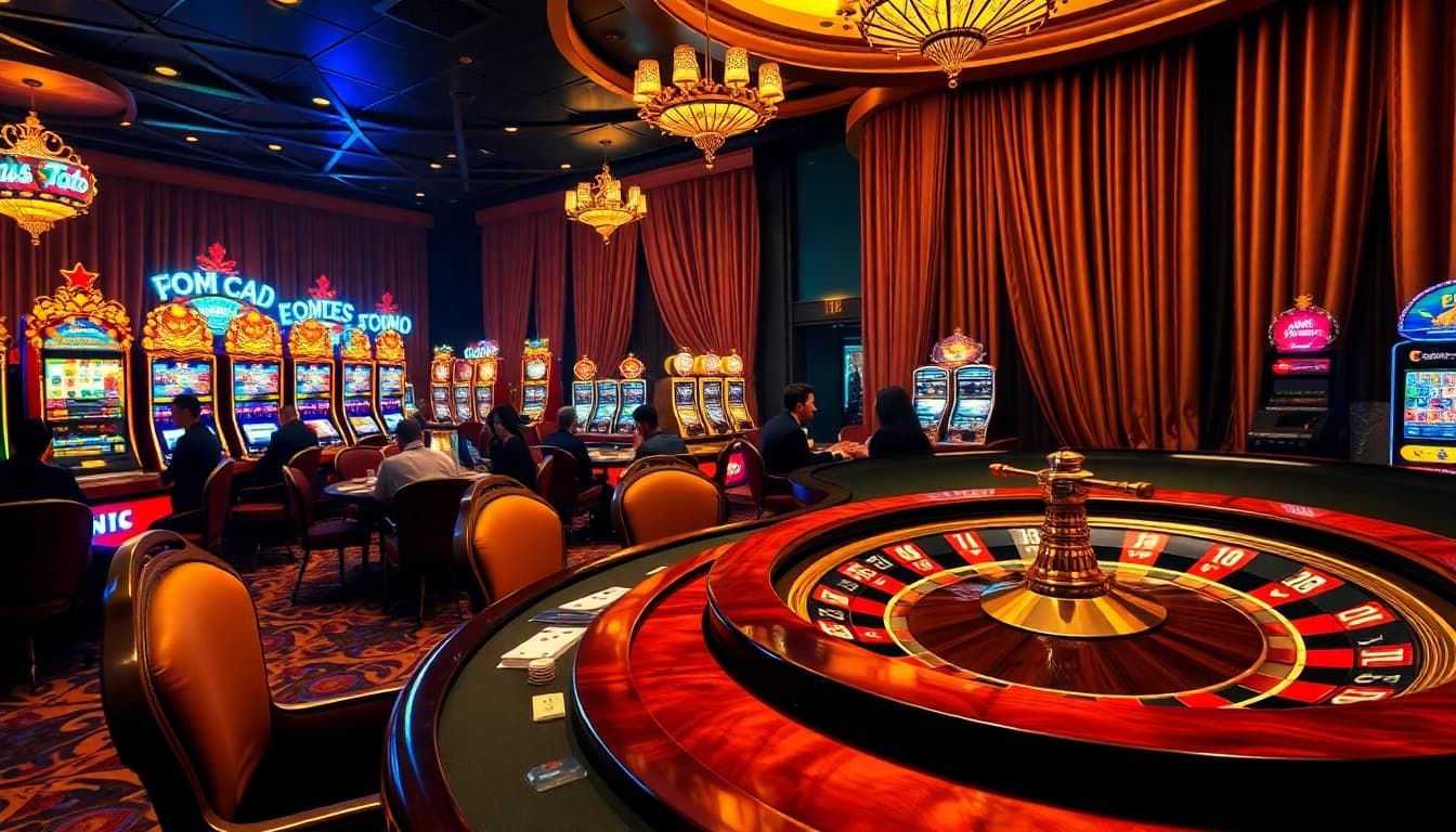 Emas Toto brings players to life at the luxury casino with exciting slot machines and vibrant poker games.