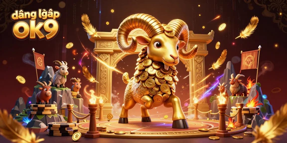 Join the exciting world of đăng nhập ok9 with vibrant casino elements and animated gambling characters.