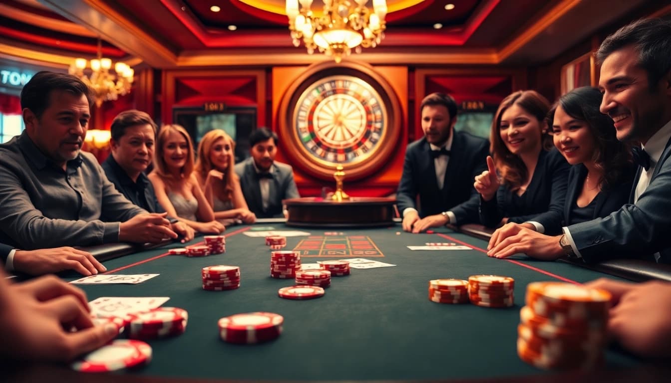 Exciting poker gameplay at https://sunwin.builders/ with players immersed in high-stakes action.
