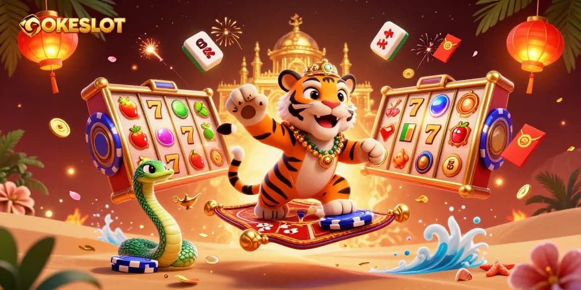 Menangkan keseruan bermain slot di OKESLOT dengan berbagai simbol dan efek menarik.