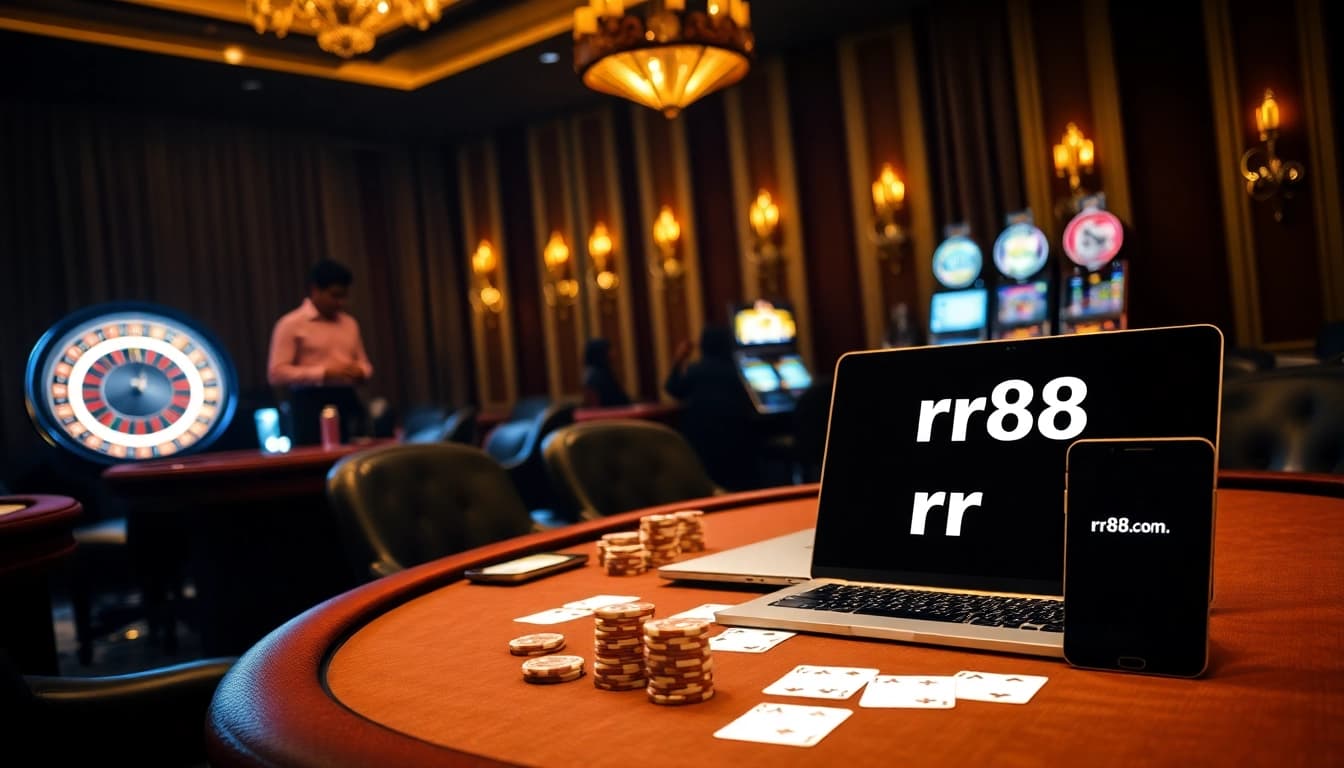 Experience excitement at RR88 link with a vibrant casino atmosphere full of poker, roulette, and slot games.