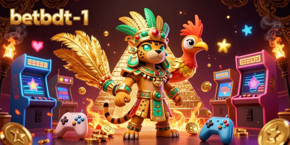 Engage with the dynamic world of betbdt-1, where a Mayan jaguar priest meets colorful gaming excitement.