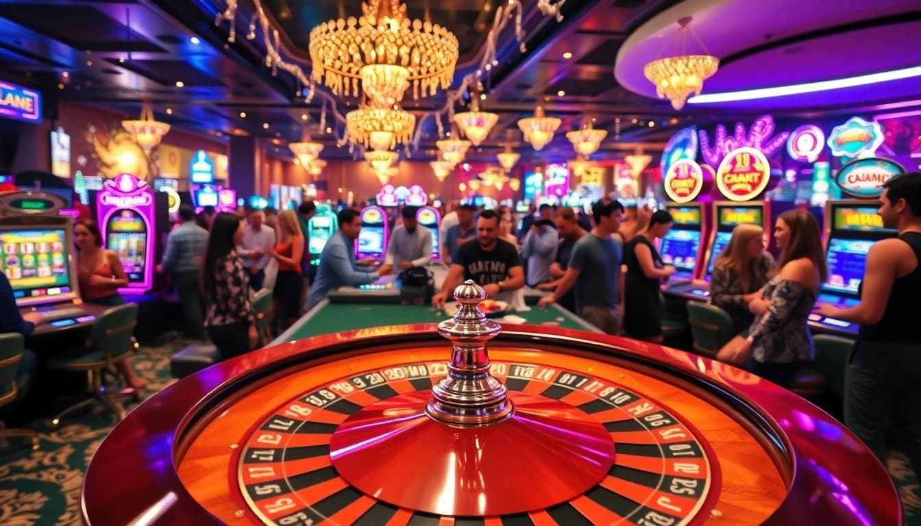 Menangkan permainan ondel4d di meja roulette yang ramai dengan warna-warni.