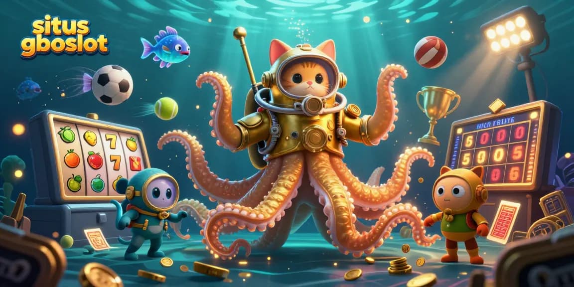 Mengguncang situs gboslot dengan kraken raksasa dan ikan bioluminescent di lautan.