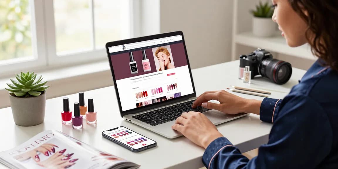 Proses login pengguna untuk akses produk kecantikan Login LUXURY12 dalam suasana belanja modern yang stylish.