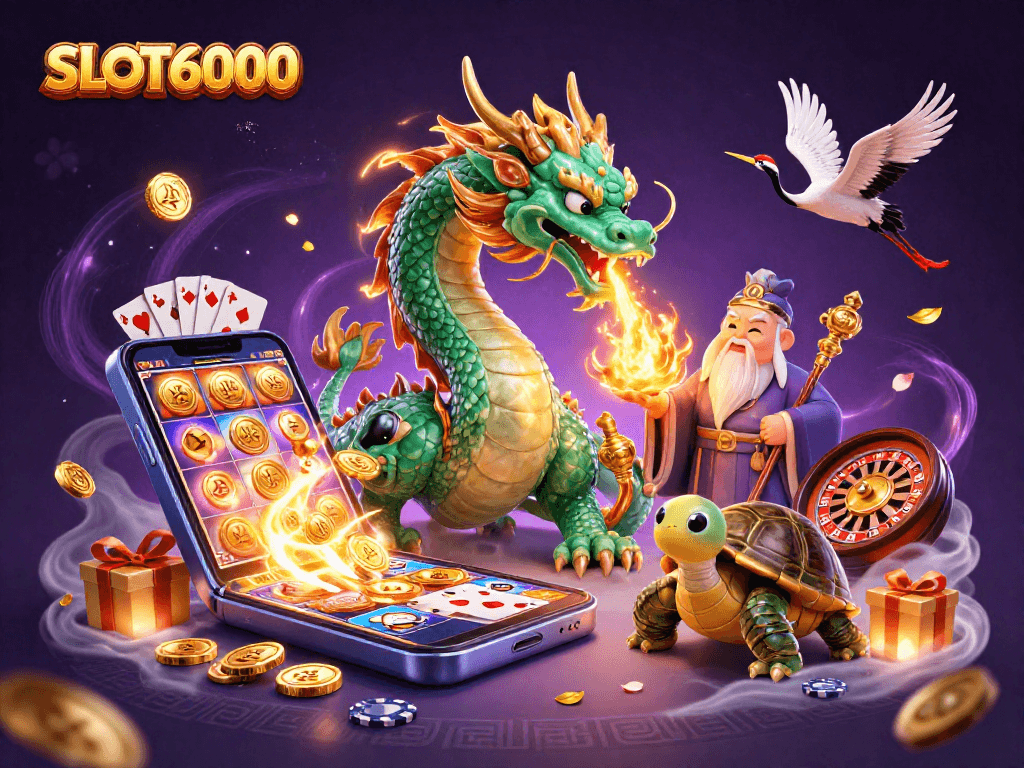 Mainkan SLOT6000 dengan slot गेम, undang keberuntungan dan hadiahnya.
