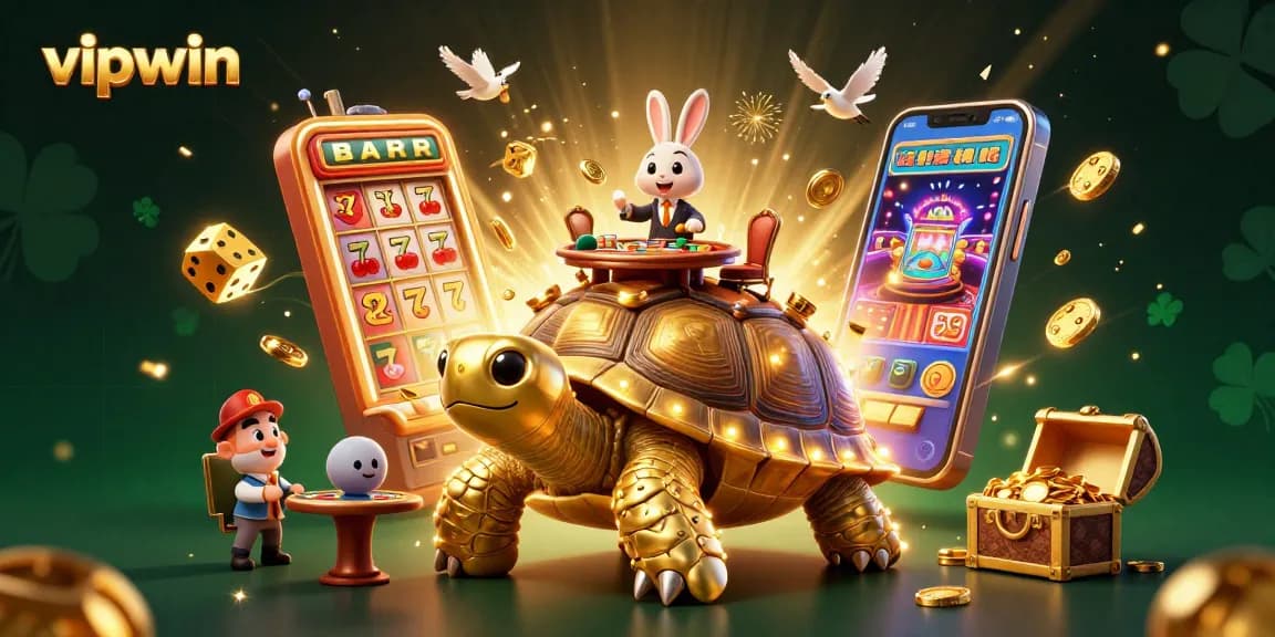 Experience excitement with vipwin as the tortoise casino bursts with gold coins and thrilling games.