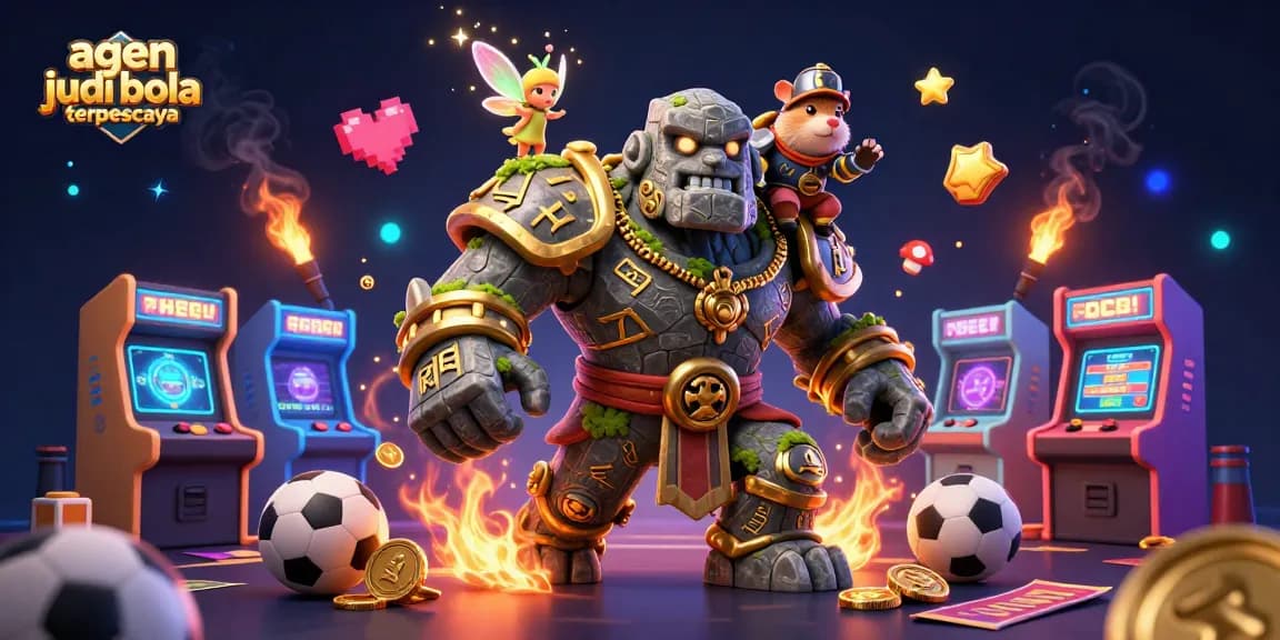 Experience thrilling sports betting with agen judi bola terpercaya, featuring dynamic characters and engaging game elements.