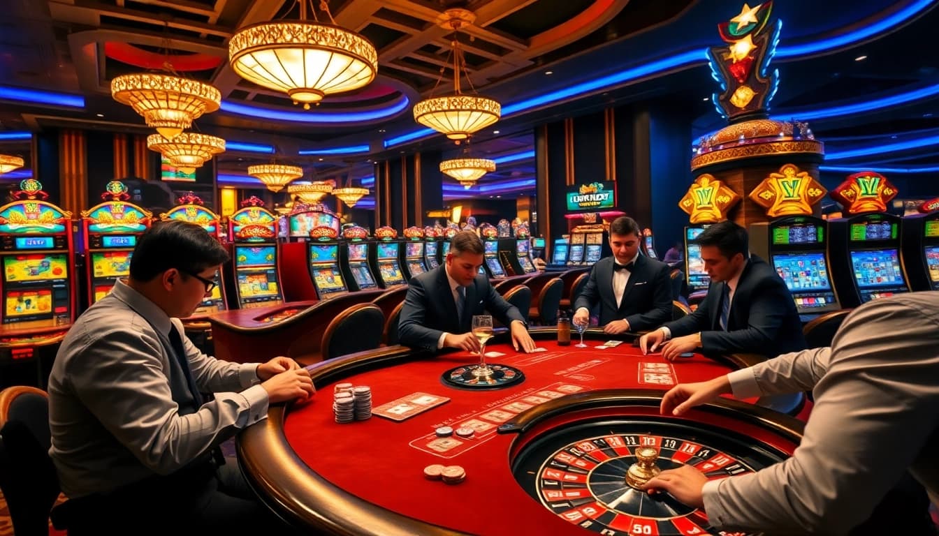 Experience the thrill of gaming as gilajp enthusiasts engage in an exciting casino atmosphere.