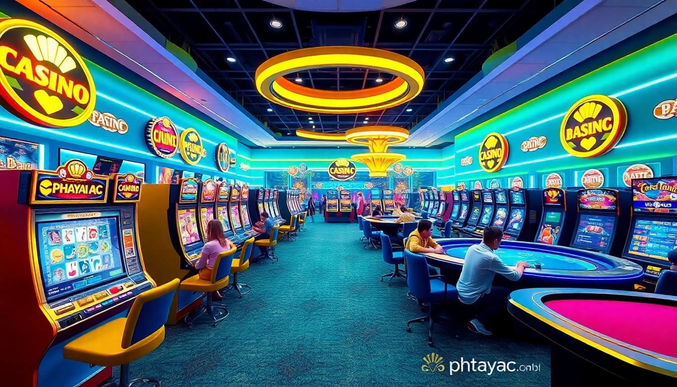 PHTAYA.AC vibrant online casino scene with engaging games and modern interface