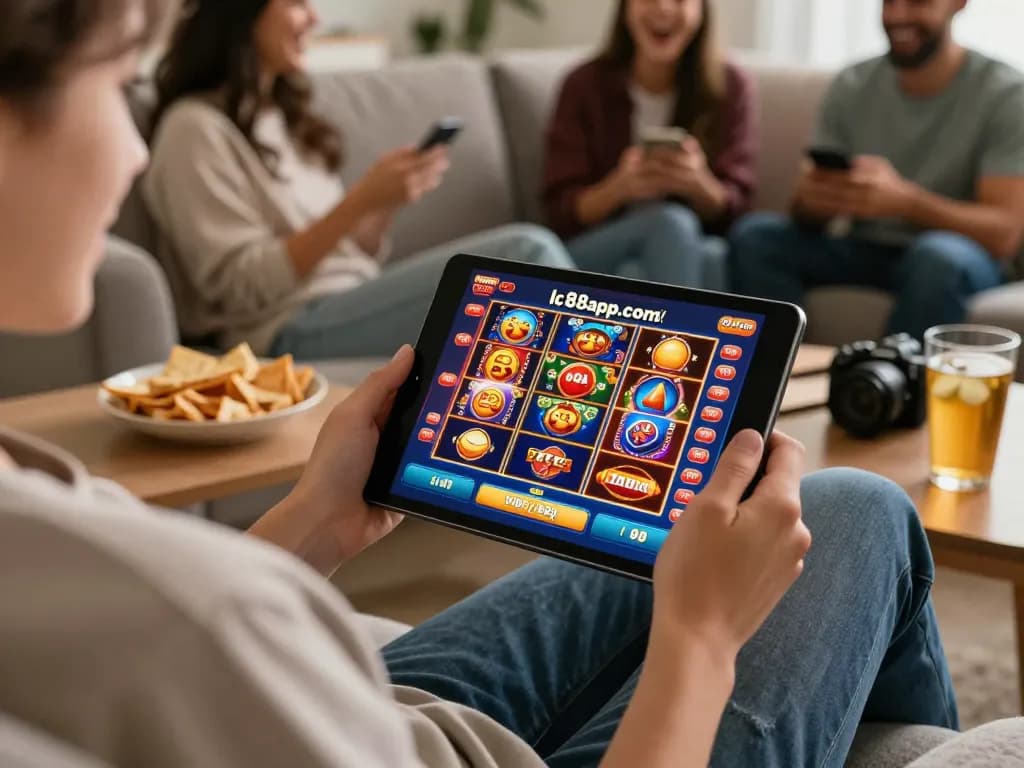 Engage in exciting slot games on https://lc88app.com/ while enjoying a cozy home atmosphere with friends.