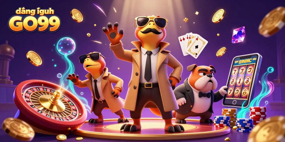 Enter the world of gaming excellence with đăng nhập GO99, featuring hilarious raptors in disguise amidst casino chaos.