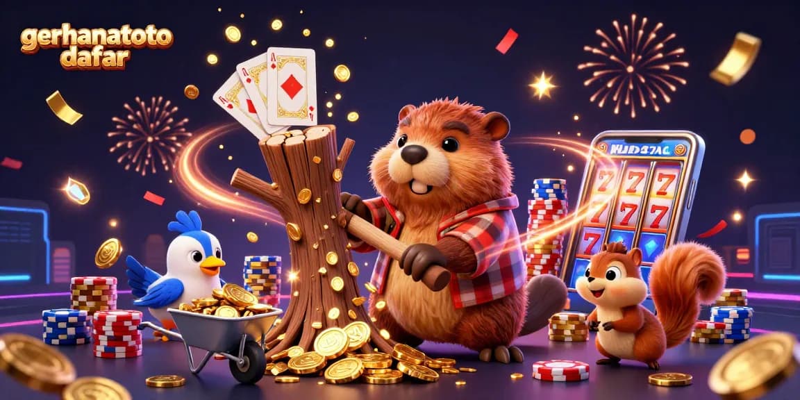 Menangkan jackpot dengan gerhanatoto daftar sambil menikmati koin emas dan permainan kartu di kasino.