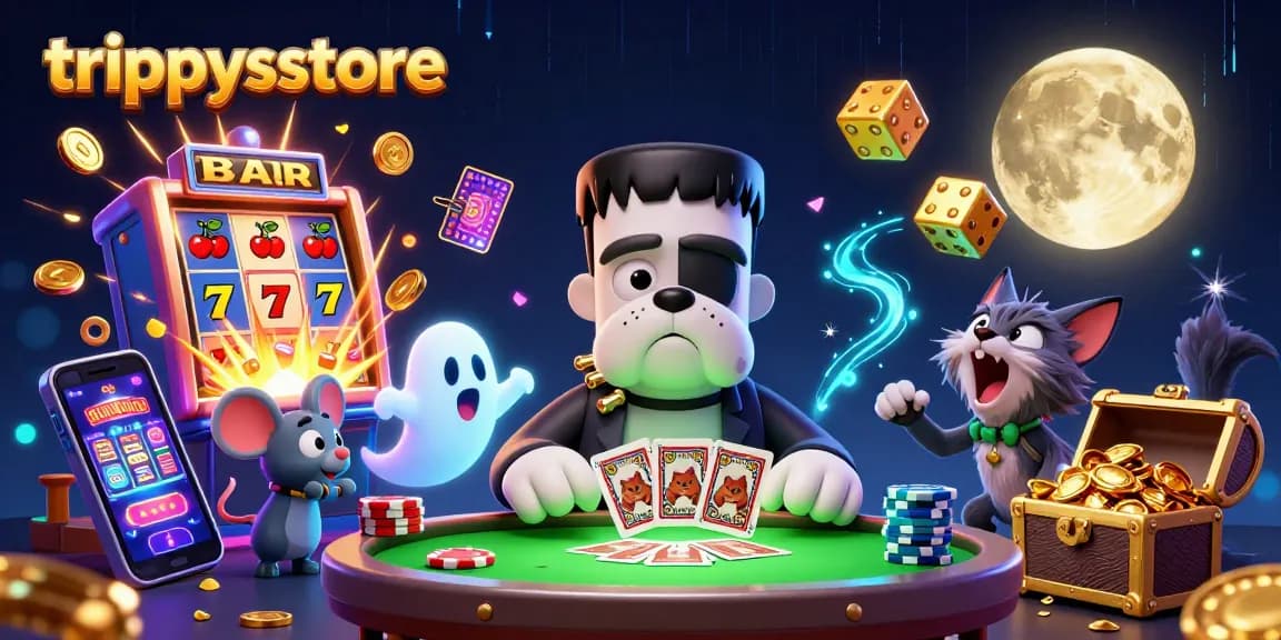 Experience winning at trippysstore with action-packed casino thrills and vibrant characters.