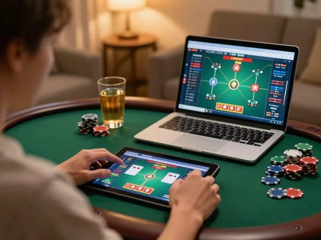 Experience online poker excitement at https://vaobet.locker/ with cozy home gaming setup.