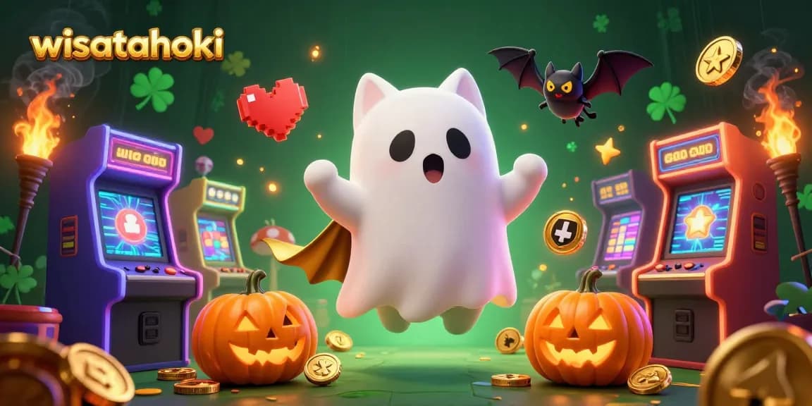 Menggali pengalaman wisatahoki! Kucing hantu mengocok slot di kasino berhantu yang dipenuhi lampu bercahaya.