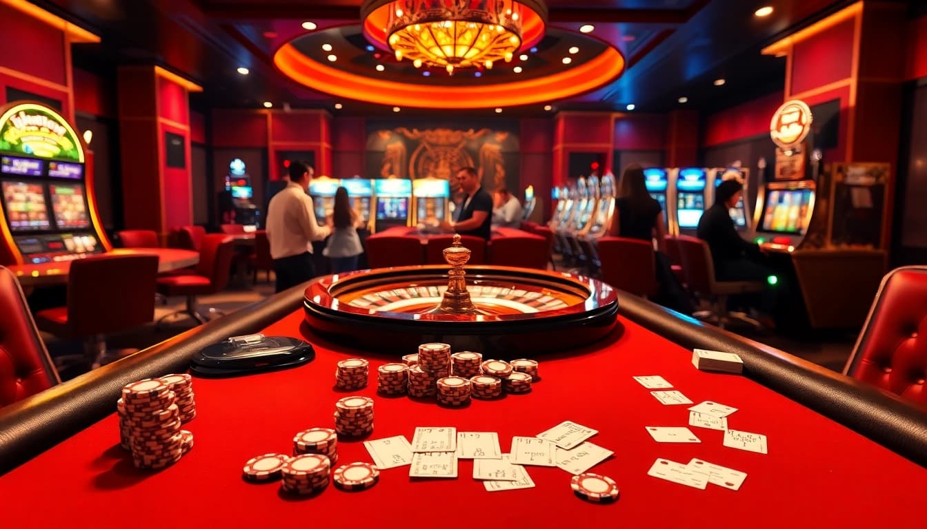 Experience thrill and luxury at the S8.limo casino with vibrant games and elegant setups.