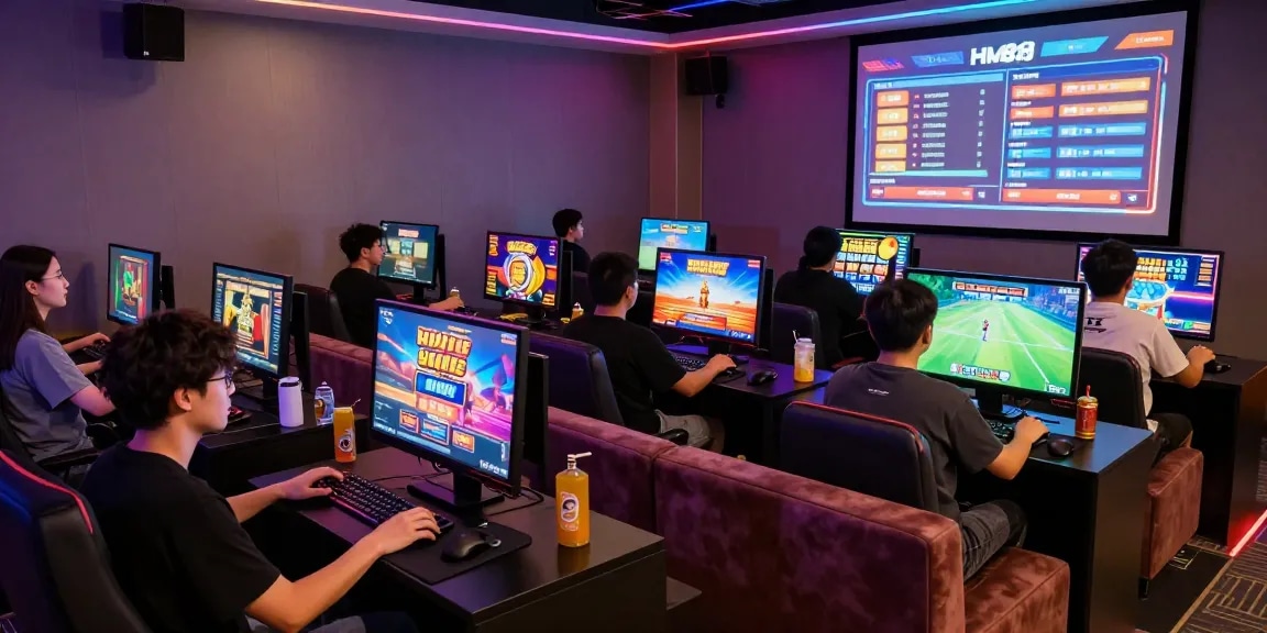 Players engaged in online gaming at HM88, showcasing excitement and community.