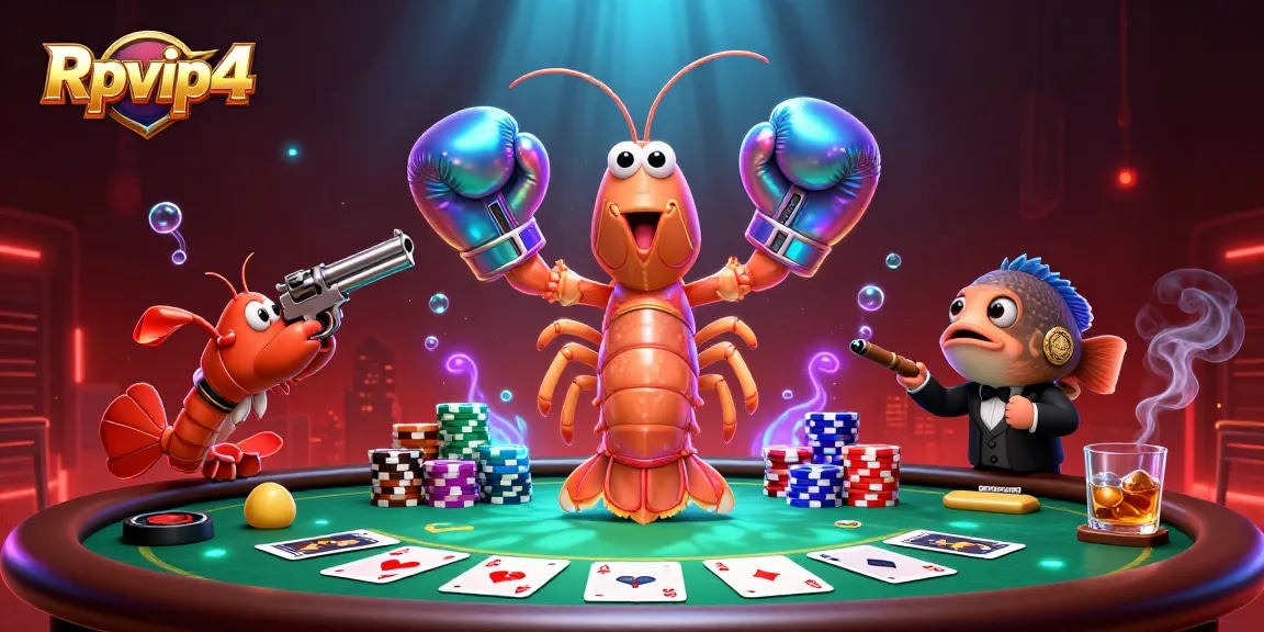 Ikuti aksi poker yang mendebarkan dengan pemandangan bawah air yang hidup dan animasi di Rpvip4, menampilkan karakter unik.