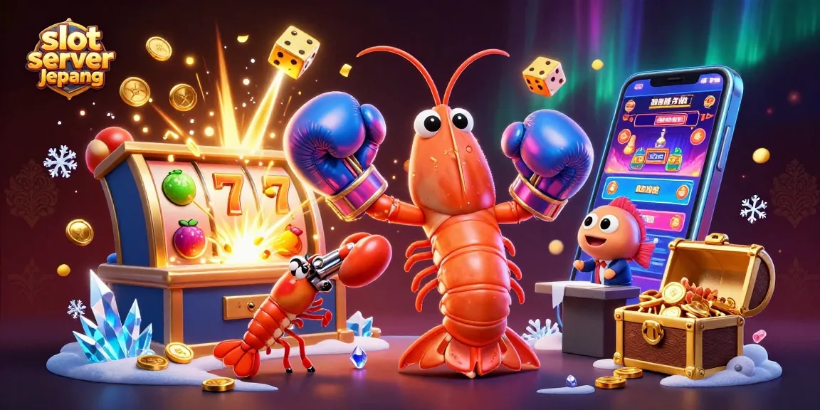 Experience thrilling slot server jepang with animated characters and vibrant casino elements.