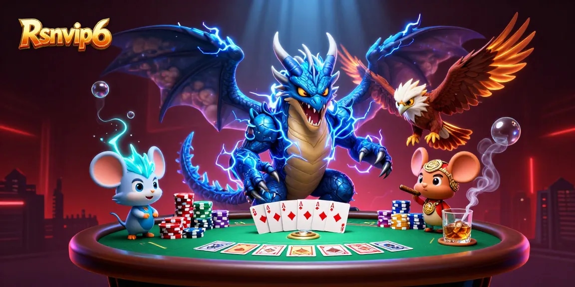 Terlibatlah dengan gameplay Rsnvip6 yang mendebarkan saat naga petir dan teman-teman bersinar di kasino yang cerah