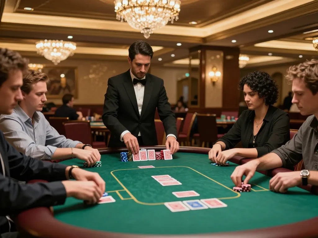 Engaging poker strategy at PERI11, emphasizing gameplay and player action.