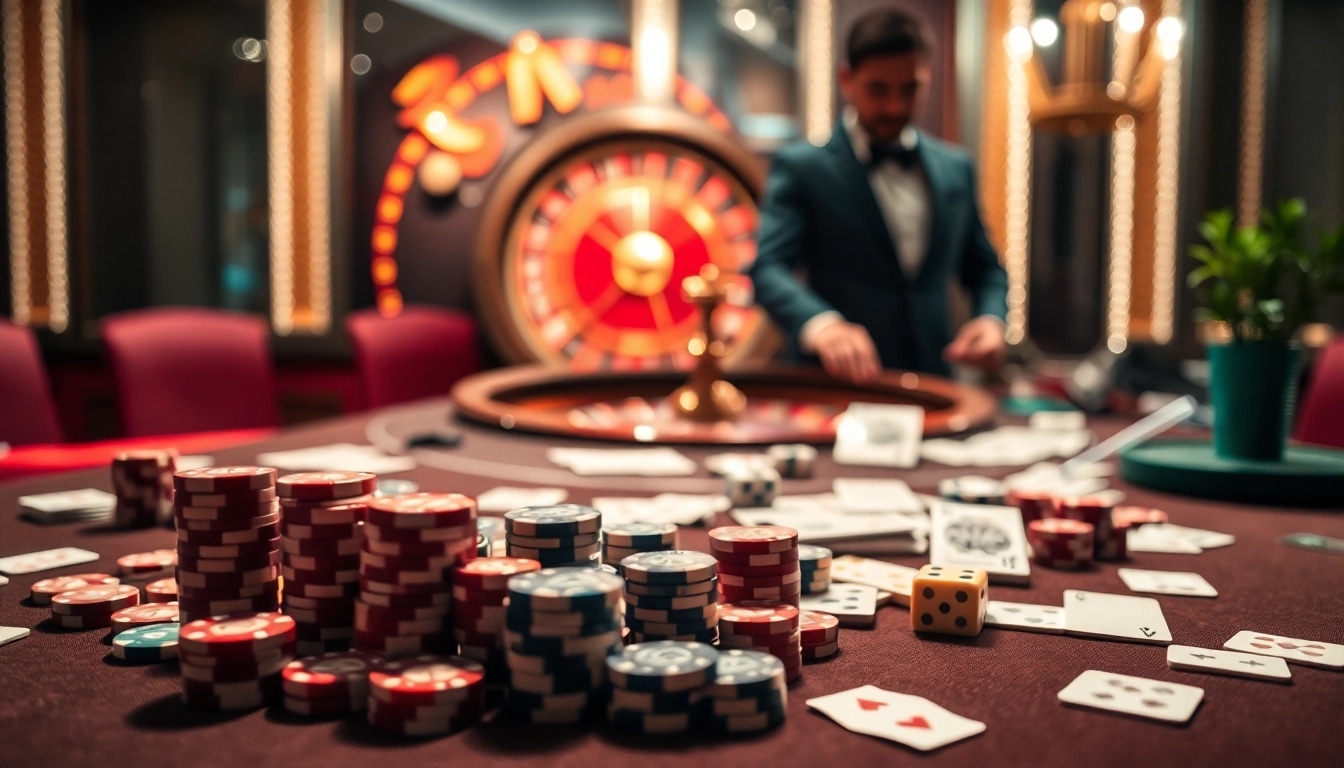 Engage with Vaoluoi Tv's thrilling casino atmosphere, featuring players at a high-stakes poker table.