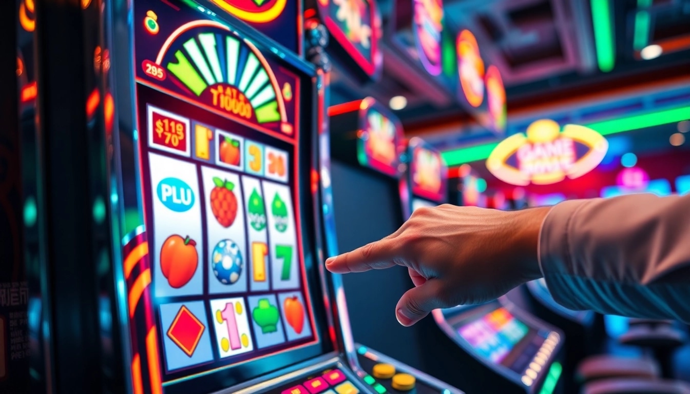Menggandeng ArusHoki dengan slot mesin yang memikat di lingkungan kasino yang semarak.