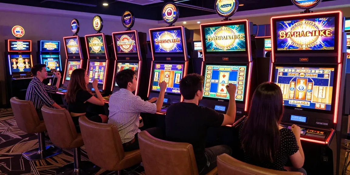 Pengalaman bermain LUXURY777 dengan mesin slot dan atmosfer yang meriah.
