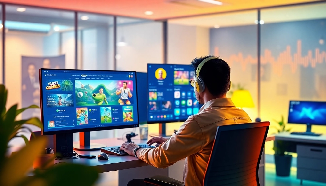 Interactive interface showcasing 399W, the reliable Brazilian online betting platform, featuring casual games and playlists.