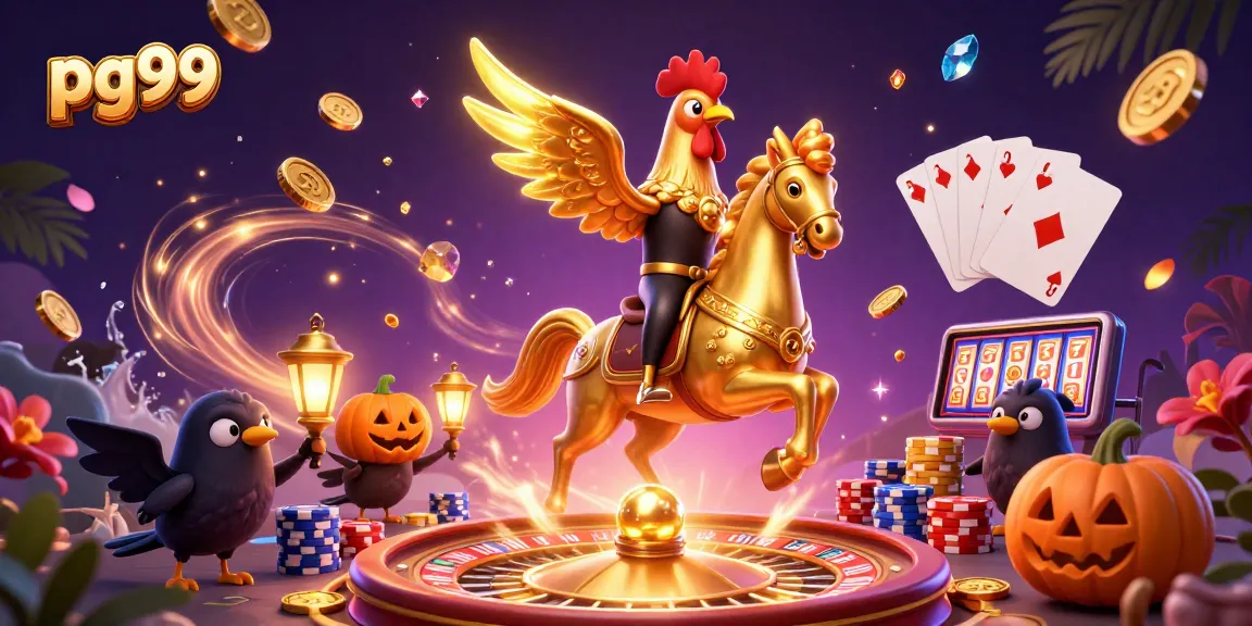 Experience thrilling gameplay at pg99 casino with vibrant characters and captivating elements in a dynamic scene.