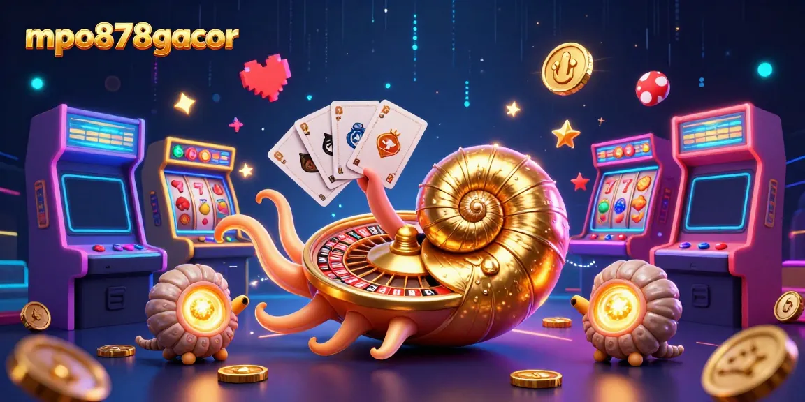 Rasakan keseruan mpo878gacor dengan roda roulette dan kartu yang bersinar menyenangkan.