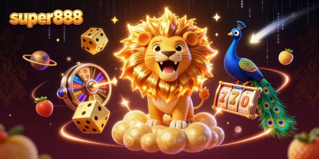 Serunya bermain di Super888 dengan mesin slot yang memikat dan simbol keberuntungan.