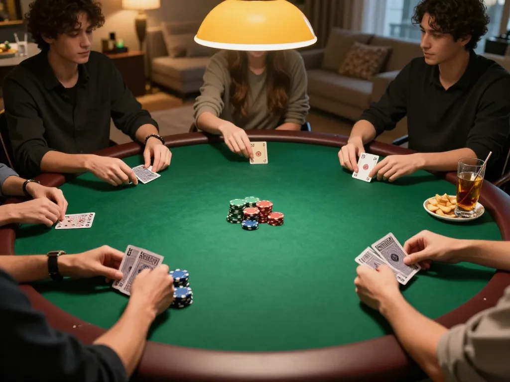 Experience exciting gameplay at LGOGOAL online casino, featuring players engaging in a competitive poker game.