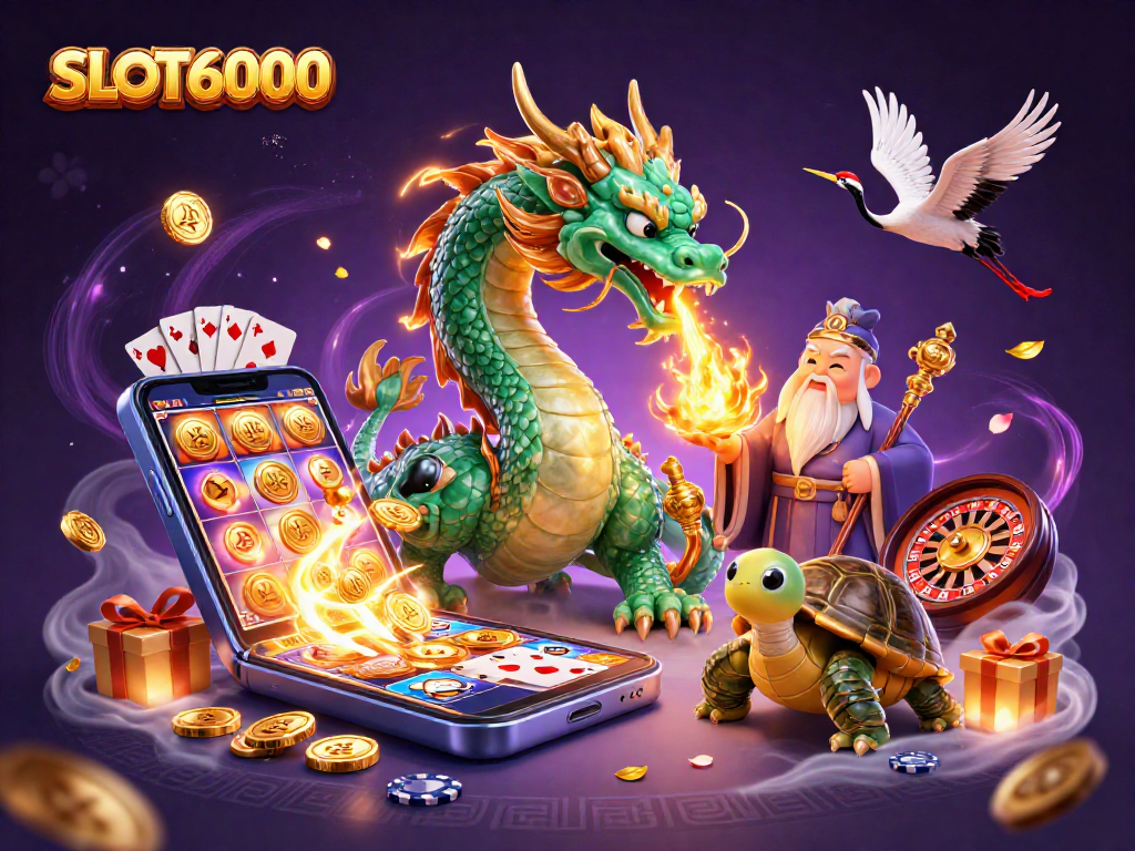 Mainkan SLOT6000 dengan slot गेम, undang keberuntungan dan hadiahnya.