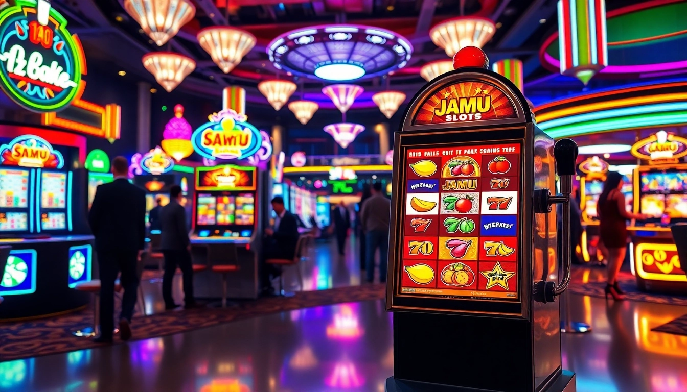 Menangkan jackpot dengan jamu slot yang menarik di mesin game kasino.