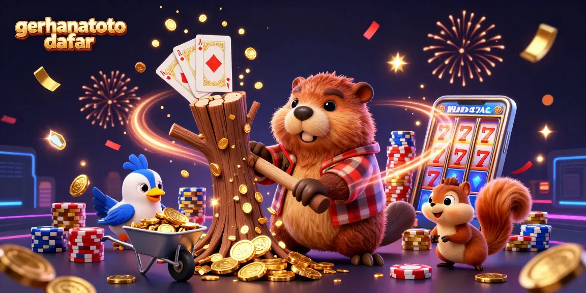 Menangkan jackpot dengan gerhanatoto daftar sambil menikmati koin emas dan permainan kartu di kasino.