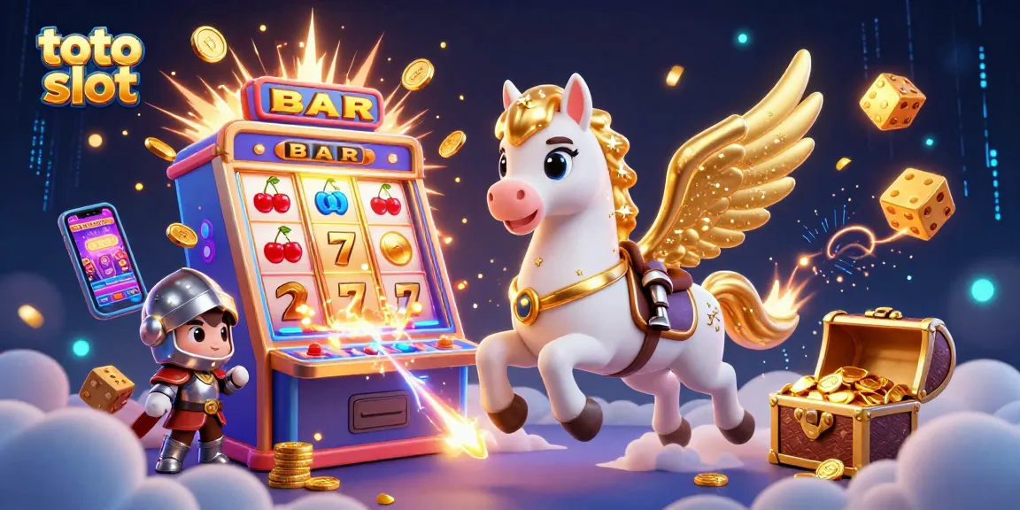 Menangkan jackpot di toto slot dengan pemandangan mesin slot berkilau dan karakter luar angkasa yang memukau.