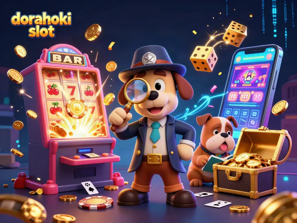 Menangkan jackpot dengan dorahoki slot yang dikenal, ditangkap dalam ilustrasi 3D yang menarik.