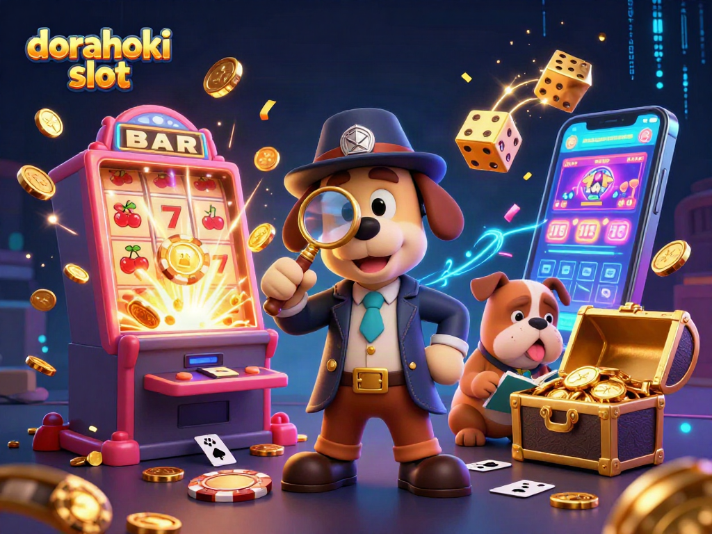 Menangkan jackpot dengan dorahoki slot yang dikenal, ditangkap dalam ilustrasi 3D yang menarik.