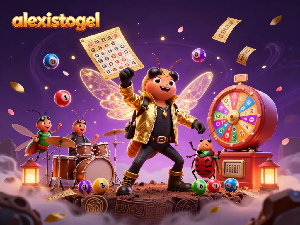 Memenangkan lotere dengan alexistogel saat cicada rock star tampil di kasino online
