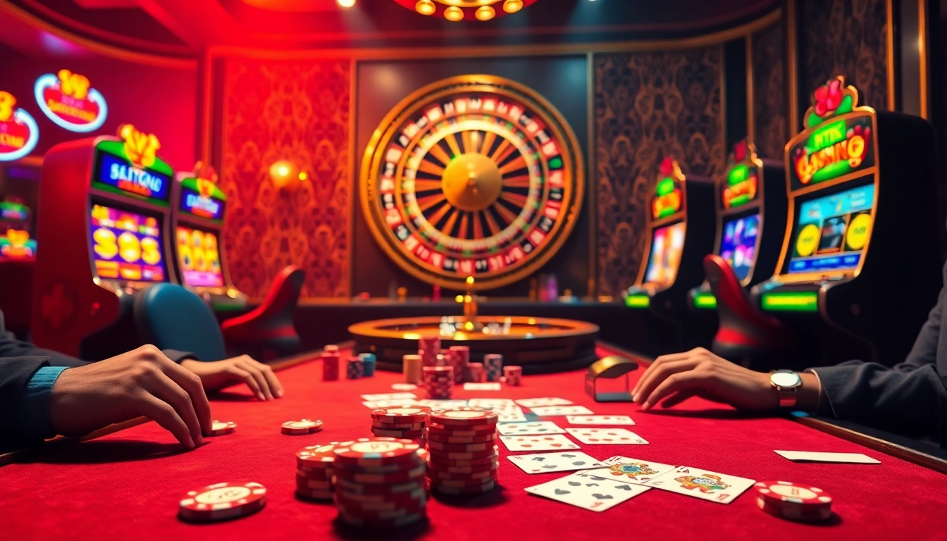Engaged players enjoying a professional new 88 poker game with luxurious cards and chips.