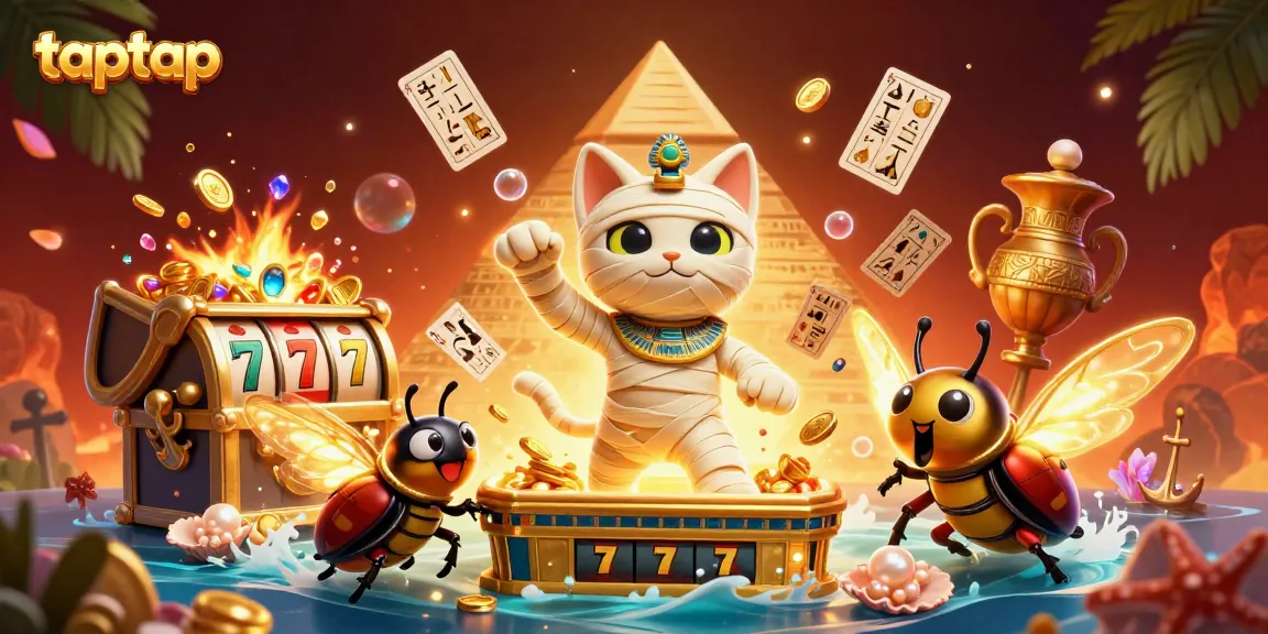 Visualisasi kasino interaktif dengan taptap memimpin permainan slot dan berbagai elemen menarik lainnya.