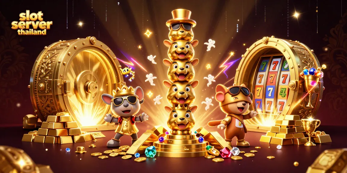 Engage with slot server thailand's vibrant casino atmosphere featuring dynamic characters and dazzling treasures.