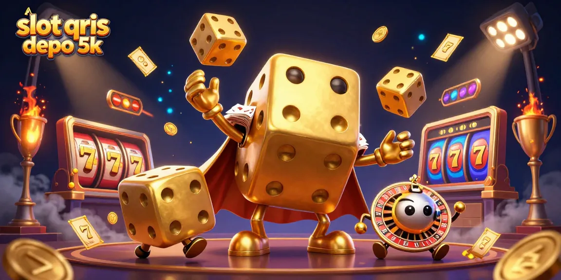 Engage in winning strategies with slot qris depo 5k, featuring vibrant casino elements in motion.