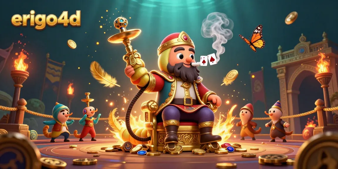 Engage with erigo4d's thrilling gaming experience featuring a vibrant, detailed fantasy scene.